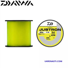 Леска монофильная Daiwa Justron Y размотка 500м жёлтый